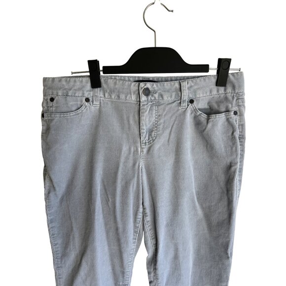 Talbots size 10P 10 petite corduroy gray pants - Picture 2 of 5